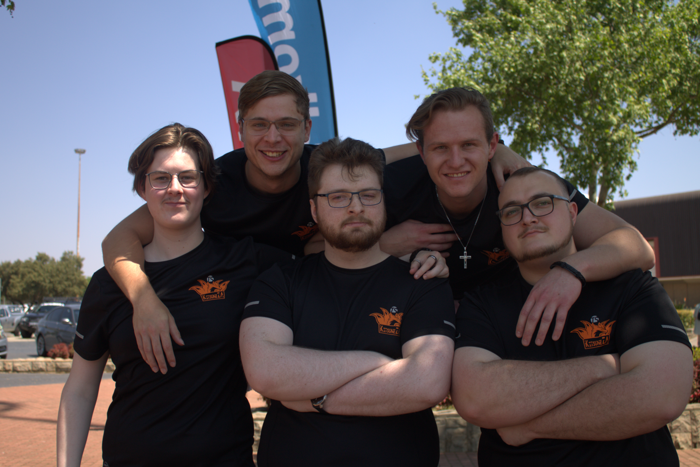 Left to right: Raz, Yolo, D3ATHKeeper, Chappy, Schalkie